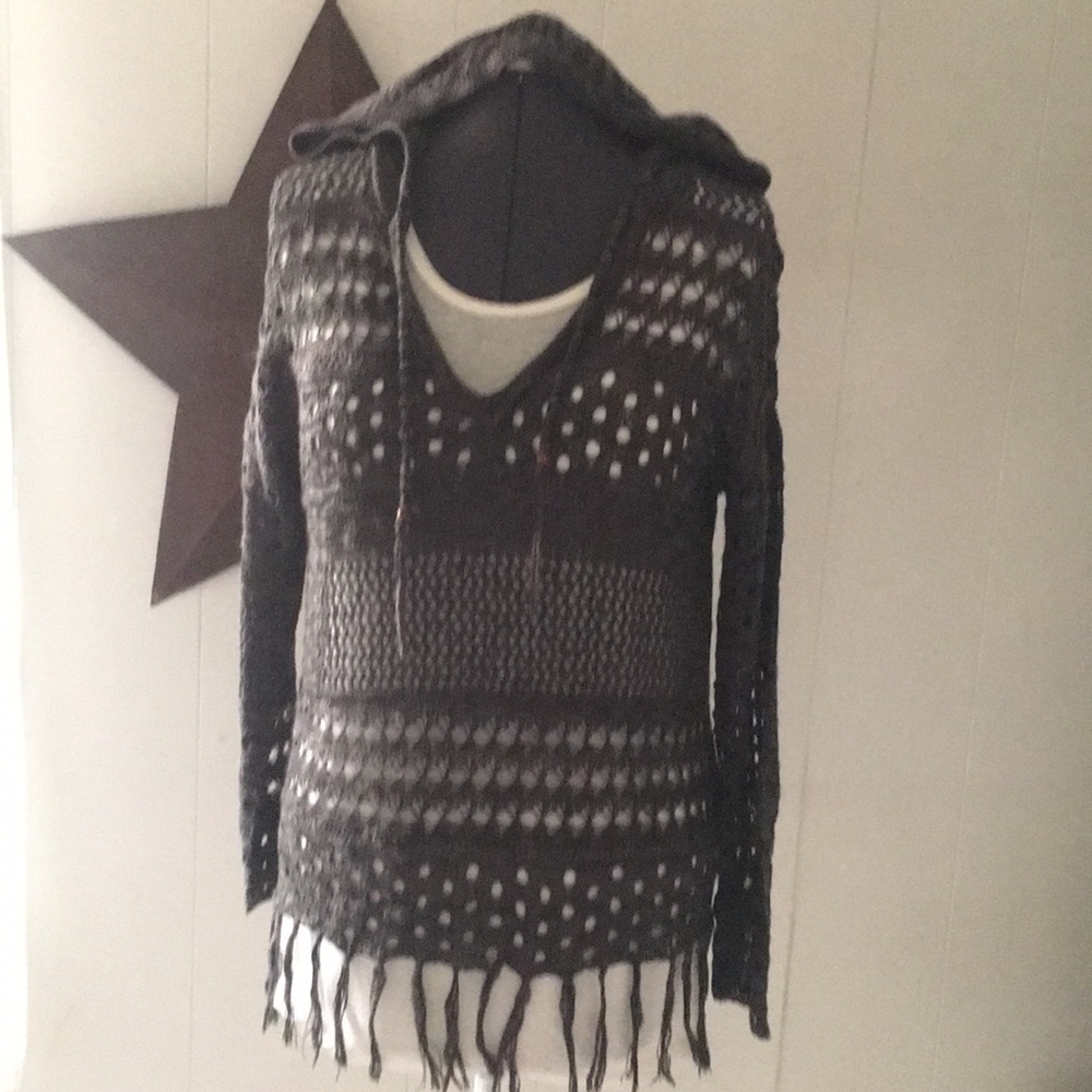 💐Vanity Open Weave Hooded Sweater/Top💐